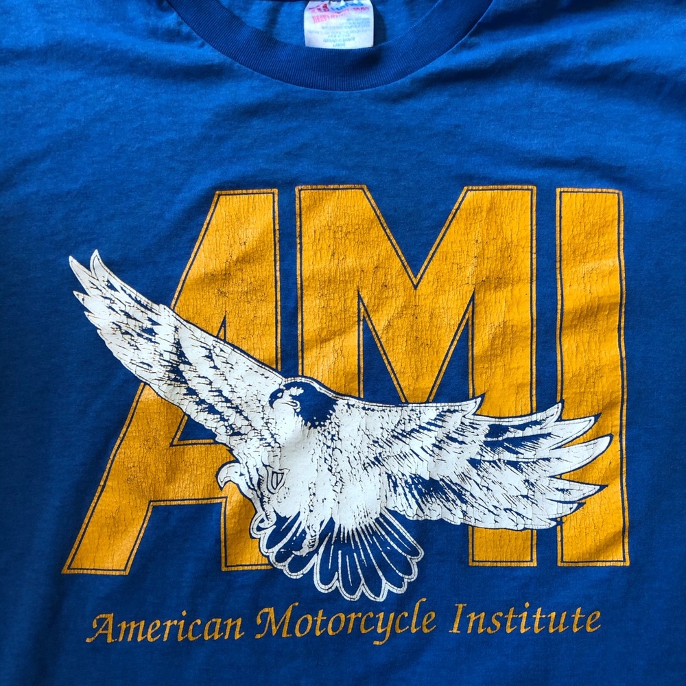 Vintage 90s American Motorcycle Institute T-Shirt
